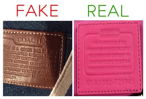 serial number coach bag fake vs real|are coach bags genuine.